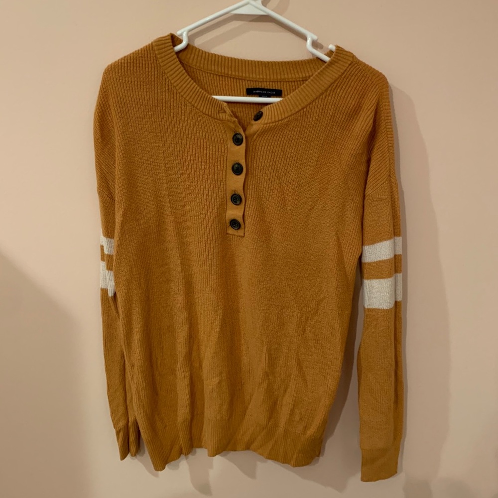 american eagle henley sweater